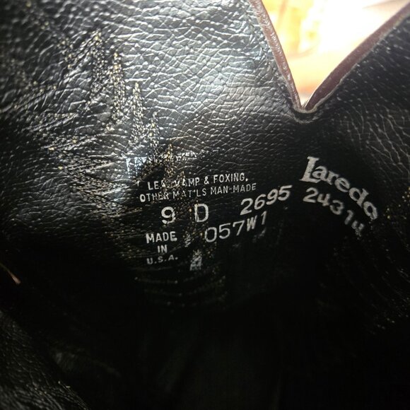 Vintage Durango Leather/Suede Western Boots - Picture 9 of 11